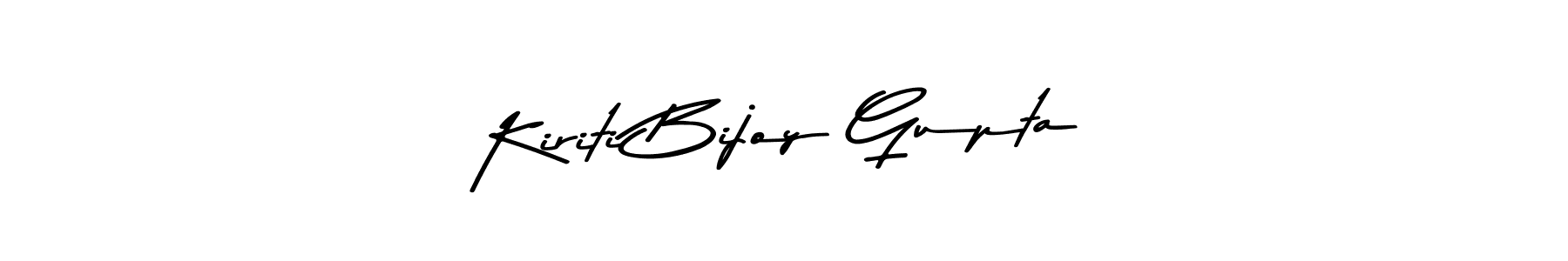 Create a beautiful signature design for name Kiriti Bijoy Gupta. With this signature (Asem Kandis PERSONAL USE) fonts, you can make a handwritten signature for free. Kiriti Bijoy Gupta signature style 9 images and pictures png