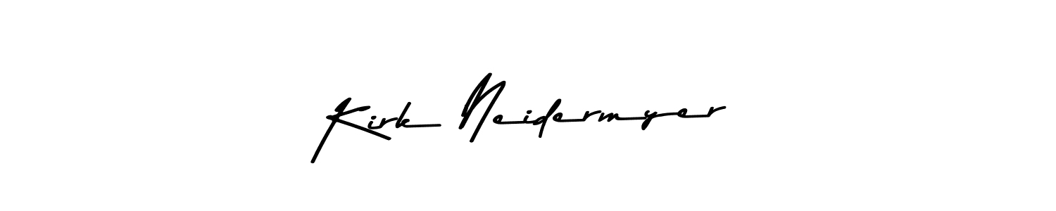 Make a beautiful signature design for name Kirk Neidermyer. With this signature (Asem Kandis PERSONAL USE) style, you can create a handwritten signature for free. Kirk Neidermyer signature style 9 images and pictures png