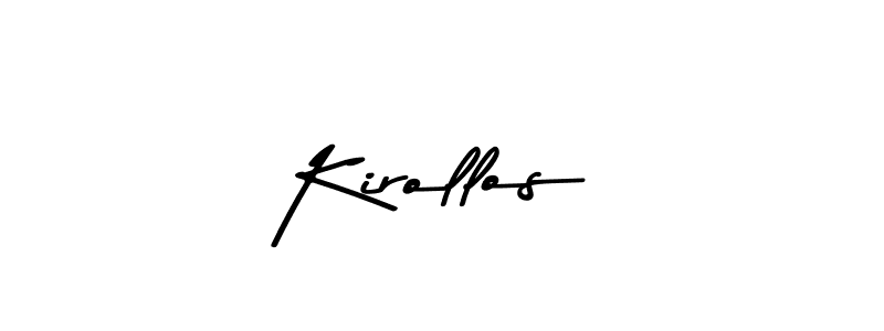 Asem Kandis PERSONAL USE is a professional signature style that is perfect for those who want to add a touch of class to their signature. It is also a great choice for those who want to make their signature more unique. Get Kirollos name to fancy signature for free. Kirollos signature style 9 images and pictures png