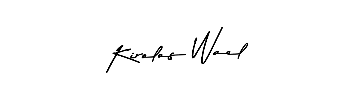 Make a beautiful signature design for name Kirolos Wael. Use this online signature maker to create a handwritten signature for free. Kirolos Wael signature style 9 images and pictures png
