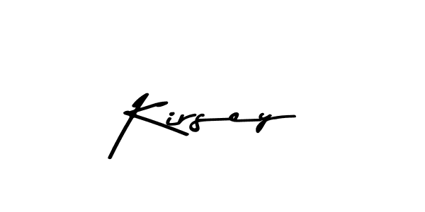 Create a beautiful signature design for name Kirsey. With this signature (Asem Kandis PERSONAL USE) fonts, you can make a handwritten signature for free. Kirsey signature style 9 images and pictures png