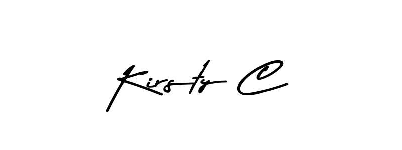 Use a signature maker to create a handwritten signature online. With this signature software, you can design (Asem Kandis PERSONAL USE) your own signature for name Kirsty C. Kirsty C signature style 9 images and pictures png