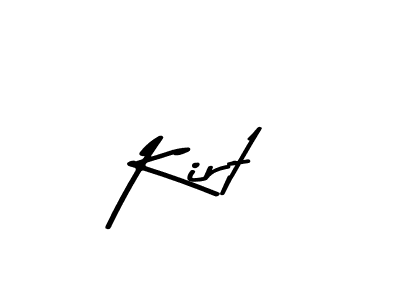 Make a beautiful signature design for name Kirt. With this signature (Asem Kandis PERSONAL USE) style, you can create a handwritten signature for free. Kirt signature style 9 images and pictures png