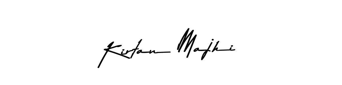 Create a beautiful signature design for name Kirtan Majhi. With this signature (Asem Kandis PERSONAL USE) fonts, you can make a handwritten signature for free. Kirtan Majhi signature style 9 images and pictures png