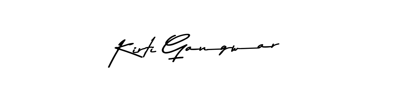 Use a signature maker to create a handwritten signature online. With this signature software, you can design (Asem Kandis PERSONAL USE) your own signature for name Kirti Gangwar. Kirti Gangwar signature style 9 images and pictures png