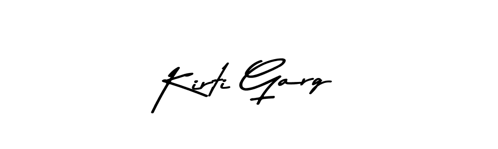 Kirti Garg stylish signature style. Best Handwritten Sign (Asem Kandis PERSONAL USE) for my name. Handwritten Signature Collection Ideas for my name Kirti Garg. Kirti Garg signature style 9 images and pictures png