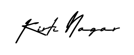 The Asem Kandis PERSONAL USE font gives name Kirti Nagar a signature that looks effortless yet distinguished. Download high-res PNG instantly. Kirti Nagar signature style 9 images and pictures png