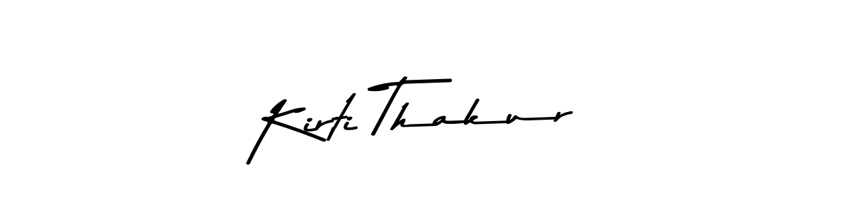 You should practise on your own different ways (Asem Kandis PERSONAL USE) to write your name (Kirti Thakur) in signature. don't let someone else do it for you. Kirti Thakur signature style 9 images and pictures png