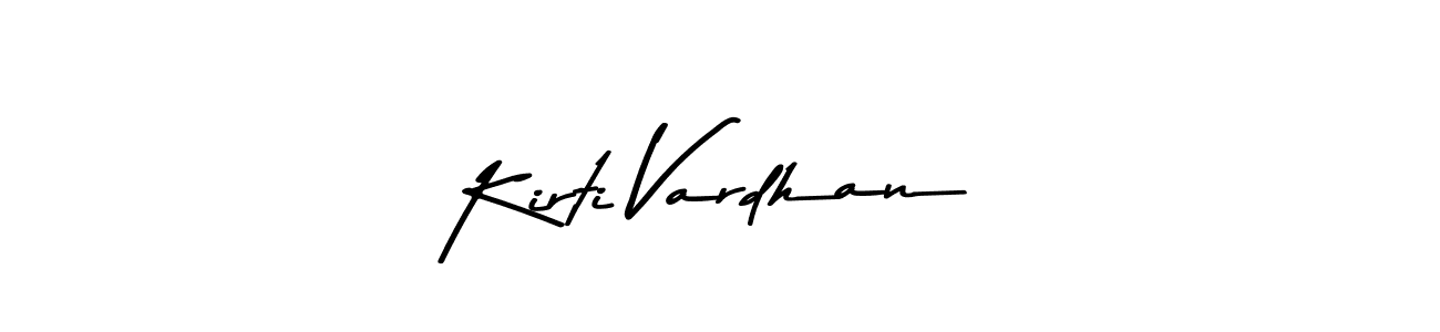 Use a signature maker to create a handwritten signature online. With this signature software, you can design (Asem Kandis PERSONAL USE) your own signature for name Kirti Vardhan. Kirti Vardhan signature style 9 images and pictures png