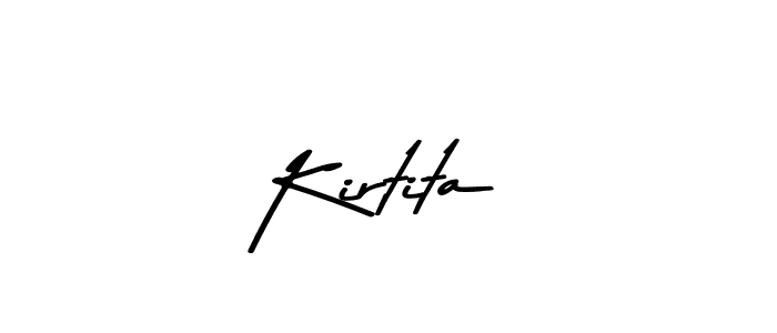 Asem Kandis PERSONAL USE is a professional signature style that is perfect for those who want to add a touch of class to their signature. It is also a great choice for those who want to make their signature more unique. Get Kirtita name to fancy signature for free. Kirtita signature style 9 images and pictures png