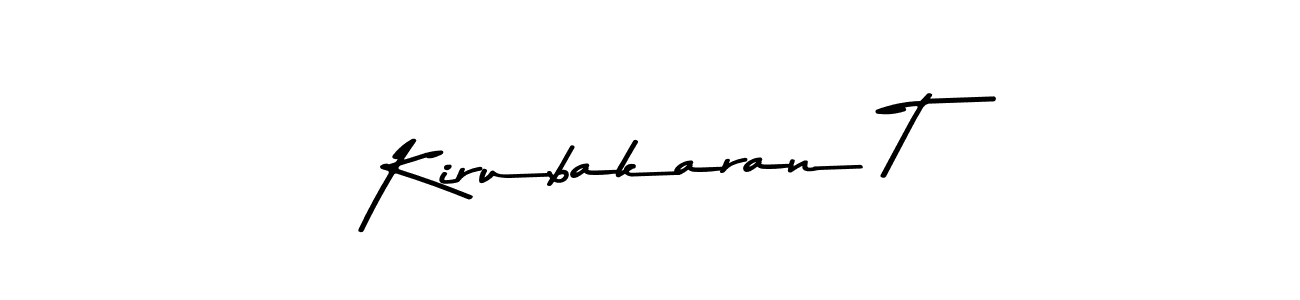 Kirubakaran T stylish signature style. Best Handwritten Sign (Asem Kandis PERSONAL USE) for my name. Handwritten Signature Collection Ideas for my name Kirubakaran T. Kirubakaran T signature style 9 images and pictures png
