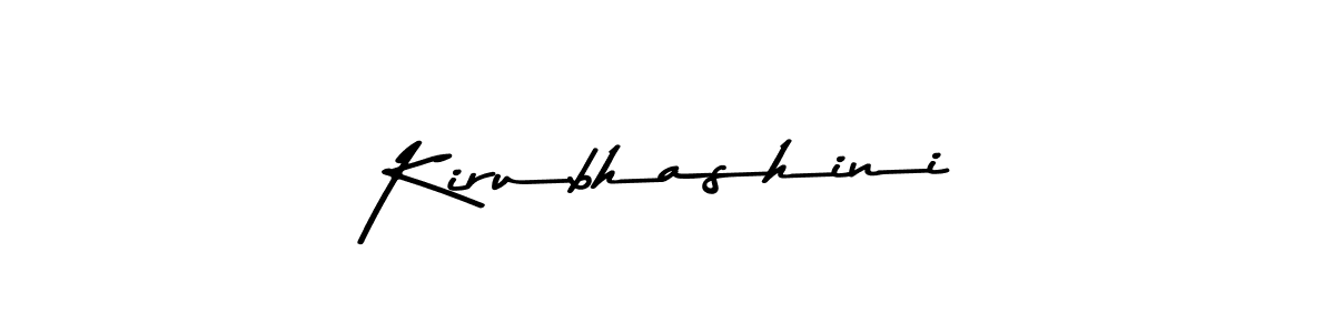 Use a signature maker to create a handwritten signature online. With this signature software, you can design (Asem Kandis PERSONAL USE) your own signature for name Kirubhashini. Kirubhashini signature style 9 images and pictures png