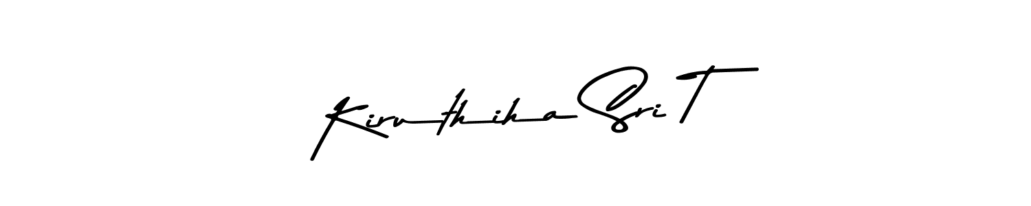 Asem Kandis PERSONAL USE is a professional signature style that is perfect for those who want to add a touch of class to their signature. It is also a great choice for those who want to make their signature more unique. Get Kiruthiha Sri T name to fancy signature for free. Kiruthiha Sri T signature style 9 images and pictures png
