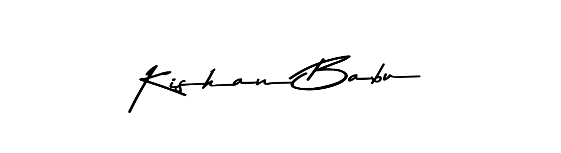 Design your own signature with our free online signature maker. With this signature software, you can create a handwritten (Asem Kandis PERSONAL USE) signature for name Kishan Babu. Kishan Babu signature style 9 images and pictures png