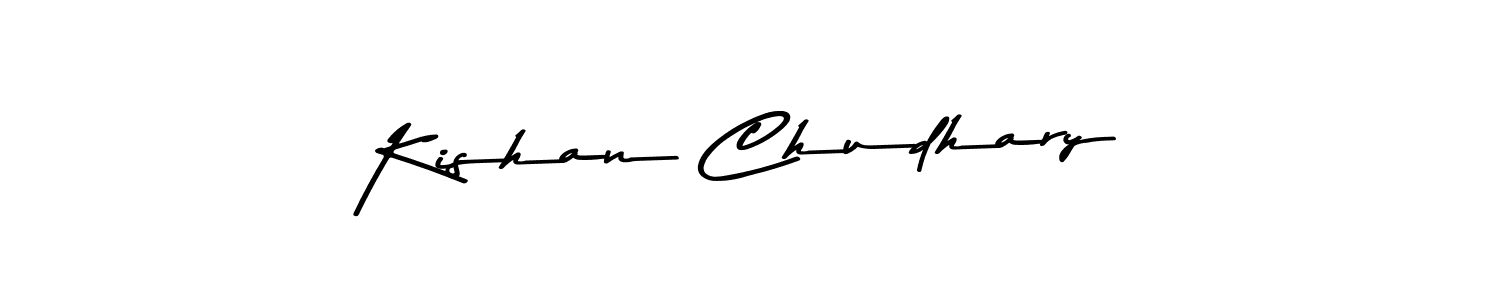 Create a beautiful signature design for name Kishan Chudhary. With this signature (Asem Kandis PERSONAL USE) fonts, you can make a handwritten signature for free. Kishan Chudhary signature style 9 images and pictures png
