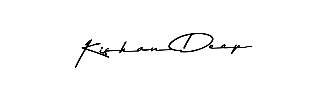 Use a signature maker to create a handwritten signature online. With this signature software, you can design (Asem Kandis PERSONAL USE) your own signature for name Kishan Deep. Kishan Deep signature style 9 images and pictures png