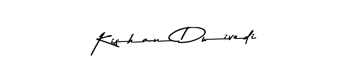 Kishan Dwivedi stylish signature style. Best Handwritten Sign (Asem Kandis PERSONAL USE) for my name. Handwritten Signature Collection Ideas for my name Kishan Dwivedi. Kishan Dwivedi signature style 9 images and pictures png