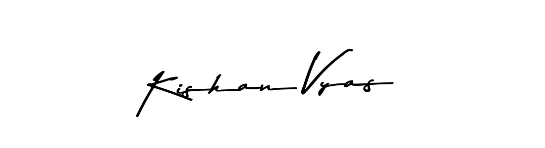 How to make Kishan Vyas signature? Asem Kandis PERSONAL USE is a professional autograph style. Create handwritten signature for Kishan Vyas name. Kishan Vyas signature style 9 images and pictures png