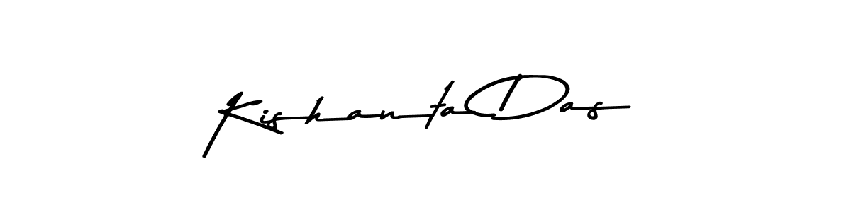Use a signature maker to create a handwritten signature online. With this signature software, you can design (Asem Kandis PERSONAL USE) your own signature for name Kishanta Das. Kishanta Das signature style 9 images and pictures png