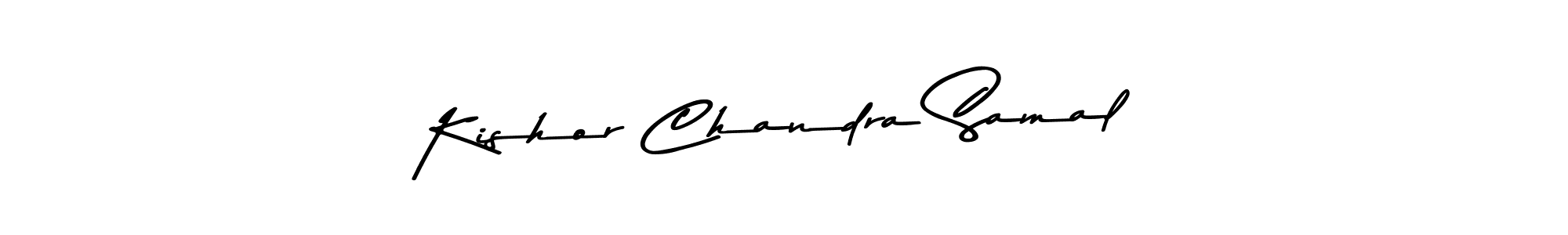 Create a beautiful signature design for name Kishor Chandra Samal. With this signature (Asem Kandis PERSONAL USE) fonts, you can make a handwritten signature for free. Kishor Chandra Samal signature style 9 images and pictures png