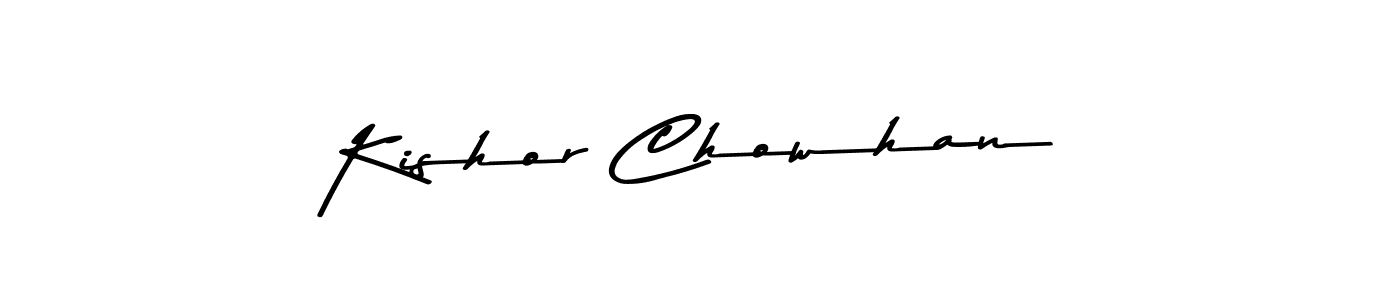 You should practise on your own different ways (Asem Kandis PERSONAL USE) to write your name (Kishor Chowhan) in signature. don't let someone else do it for you. Kishor Chowhan signature style 9 images and pictures png