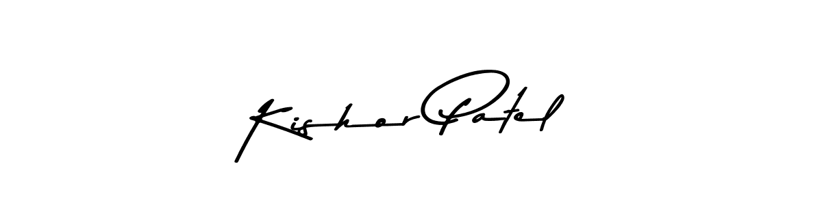 Kishor Patel stylish signature style. Best Handwritten Sign (Asem Kandis PERSONAL USE) for my name. Handwritten Signature Collection Ideas for my name Kishor Patel. Kishor Patel signature style 9 images and pictures png