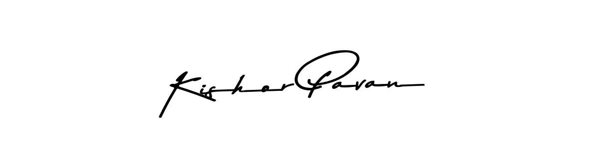 The best way (Asem Kandis PERSONAL USE) to make a short signature is to pick only two or three words in your name. The name Kishor Pavan include a total of six letters. For converting this name. Kishor Pavan signature style 9 images and pictures png