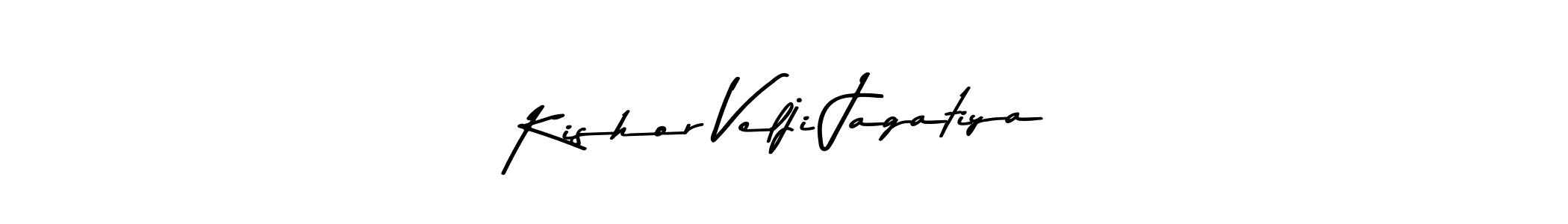 Also You can easily find your signature by using the search form. We will create Kishor Velji Jagatiya name handwritten signature images for you free of cost using Asem Kandis PERSONAL USE sign style. Kishor Velji Jagatiya signature style 9 images and pictures png