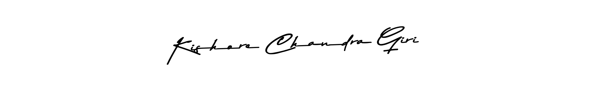 How to make Kishore Chandra Giri name signature. Use Asem Kandis PERSONAL USE style for creating short signs online. This is the latest handwritten sign. Kishore Chandra Giri signature style 9 images and pictures png