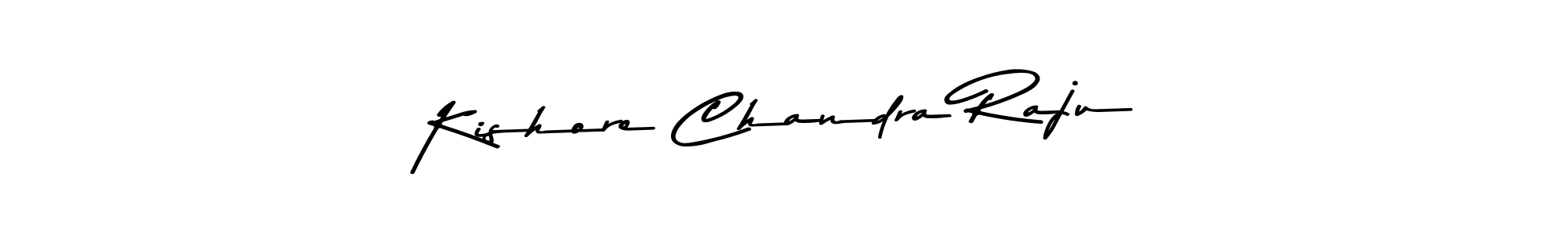 The best way (Asem Kandis PERSONAL USE) to make a short signature is to pick only two or three words in your name. The name Kishore Chandra Raju include a total of six letters. For converting this name. Kishore Chandra Raju signature style 9 images and pictures png