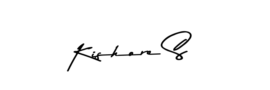 How to Draw Kishore S signature style? Asem Kandis PERSONAL USE is a latest design signature styles for name Kishore S. Kishore S signature style 9 images and pictures png