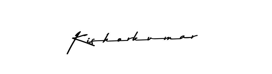 Kishorkumar stylish signature style. Best Handwritten Sign (Asem Kandis PERSONAL USE) for my name. Handwritten Signature Collection Ideas for my name Kishorkumar. Kishorkumar signature style 9 images and pictures png