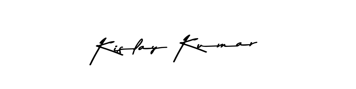 Design your own signature with our free online signature maker. With this signature software, you can create a handwritten (Asem Kandis PERSONAL USE) signature for name Kislay Kumar. Kislay Kumar signature style 9 images and pictures png