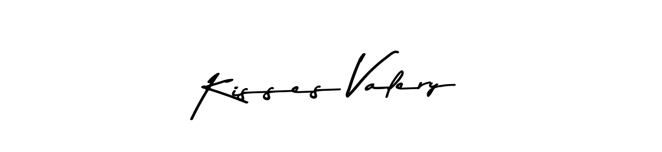 Kisses Valery stylish signature style. Best Handwritten Sign (Asem Kandis PERSONAL USE) for my name. Handwritten Signature Collection Ideas for my name Kisses Valery. Kisses Valery signature style 9 images and pictures png