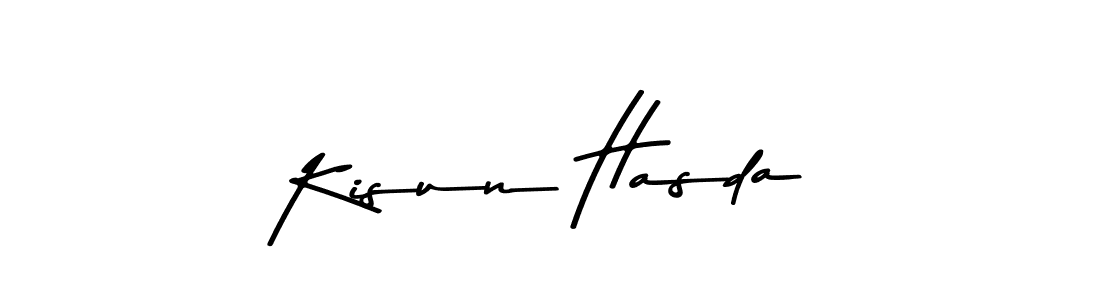 How to make Kisun Hasda signature? Asem Kandis PERSONAL USE is a professional autograph style. Create handwritten signature for Kisun Hasda name. Kisun Hasda signature style 9 images and pictures png