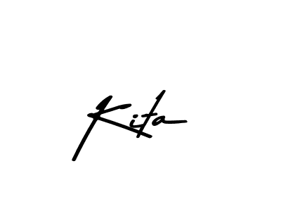 Use a signature maker to create a handwritten signature online. With this signature software, you can design (Asem Kandis PERSONAL USE) your own signature for name Kita. Kita signature style 9 images and pictures png