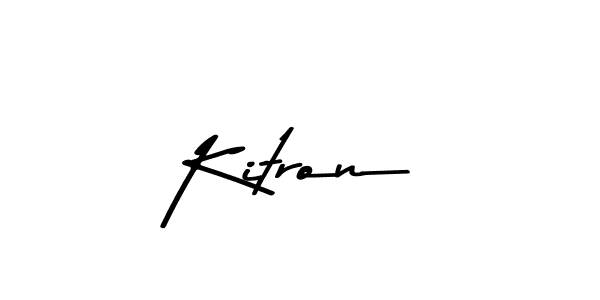 How to Draw Kitron signature style? Asem Kandis PERSONAL USE is a latest design signature styles for name Kitron. Kitron signature style 9 images and pictures png