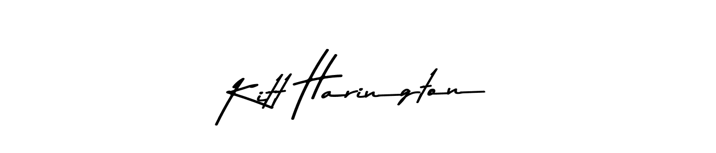 Create a beautiful signature design for name Kitt Harington. With this signature (Asem Kandis PERSONAL USE) fonts, you can make a handwritten signature for free. Kitt Harington signature style 9 images and pictures png