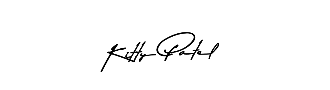 Kitty Patel stylish signature style. Best Handwritten Sign (Asem Kandis PERSONAL USE) for my name. Handwritten Signature Collection Ideas for my name Kitty Patel. Kitty Patel signature style 9 images and pictures png