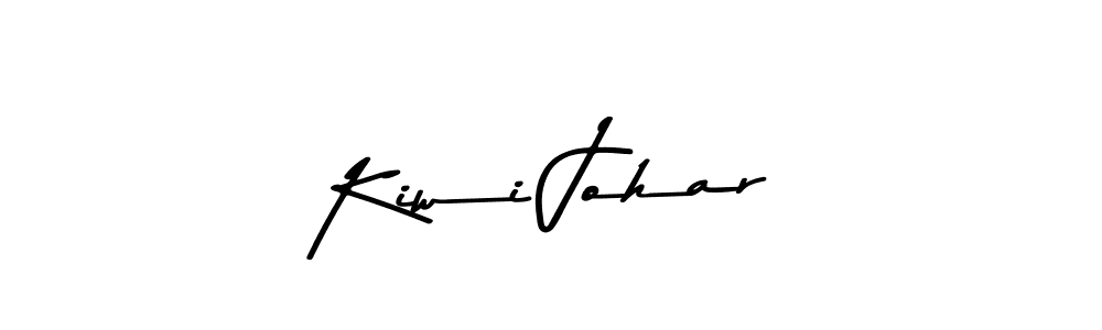The best way (Asem Kandis PERSONAL USE) to make a short signature is to pick only two or three words in your name. The name Kiwi Johar include a total of six letters. For converting this name. Kiwi Johar signature style 9 images and pictures png