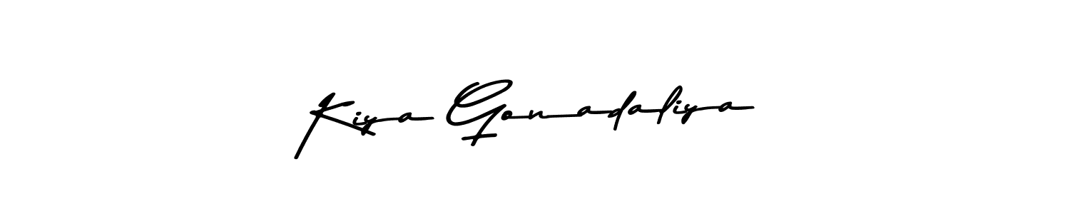 Make a beautiful signature design for name Kiya Gonadaliya. Use this online signature maker to create a handwritten signature for free. Kiya Gonadaliya signature style 9 images and pictures png