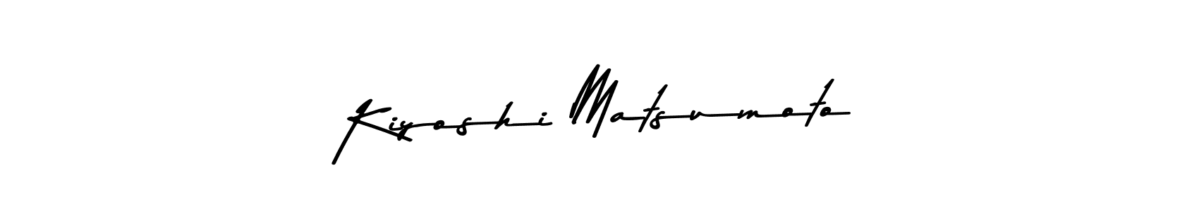 Make a beautiful signature design for name Kiyoshi Matsumoto. With this signature (Asem Kandis PERSONAL USE) style, you can create a handwritten signature for free. Kiyoshi Matsumoto signature style 9 images and pictures png