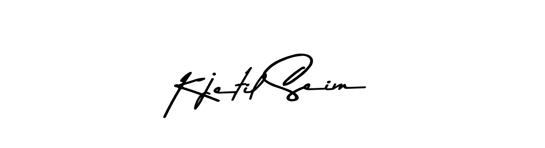 Kjetil Seim stylish signature style. Best Handwritten Sign (Asem Kandis PERSONAL USE) for my name. Handwritten Signature Collection Ideas for my name Kjetil Seim. Kjetil Seim signature style 9 images and pictures png