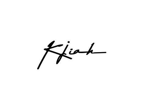 How to Draw Kjiah signature style? Asem Kandis PERSONAL USE is a latest design signature styles for name Kjiah. Kjiah signature style 9 images and pictures png
