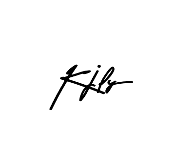 Make a beautiful signature design for name Kjly. With this signature (Asem Kandis PERSONAL USE) style, you can create a handwritten signature for free. Kjly signature style 9 images and pictures png