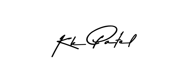You should practise on your own different ways (Asem Kandis PERSONAL USE) to write your name (Kk Patel) in signature. don't let someone else do it for you. Kk Patel signature style 9 images and pictures png