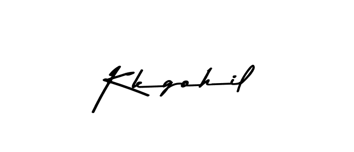 Make a beautiful signature design for name Kkgohil. Use this online signature maker to create a handwritten signature for free. Kkgohil signature style 9 images and pictures png
