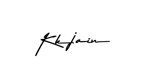 How to make Kkjain name signature. Use Asem Kandis PERSONAL USE style for creating short signs online. This is the latest handwritten sign. Kkjain signature style 9 images and pictures png