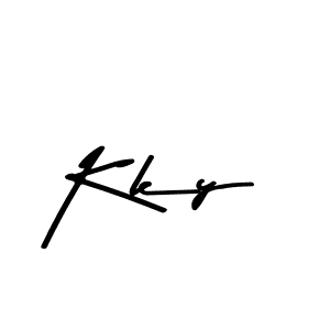 You should practise on your own different ways (Asem Kandis PERSONAL USE) to write your name (Kky) in signature. don't let someone else do it for you. Kky signature style 9 images and pictures png