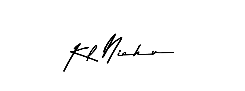 Once you've used our free online signature maker to create your best signature Asem Kandis PERSONAL USE style, it's time to enjoy all of the benefits that Kl Nichu name signing documents. Kl Nichu signature style 9 images and pictures png